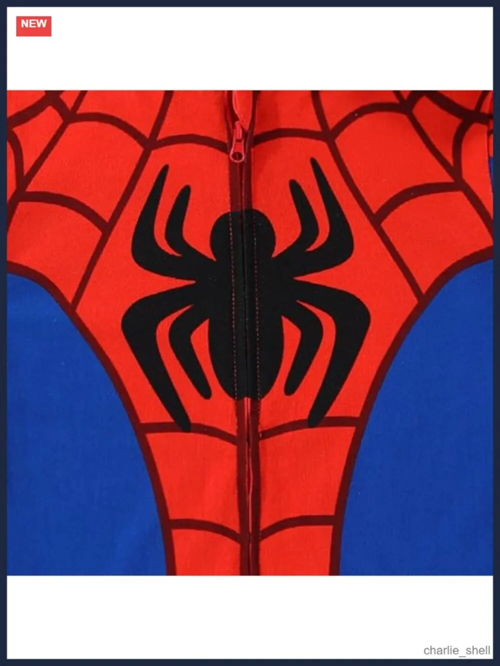 Toddler Boys Spider-Man Cosplay Hooded Coverall